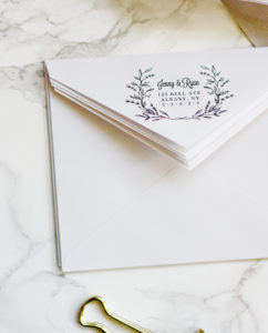 Why hire a professional calligrapher when you can make your own printable envelope template and address your wedding invitations at home for free