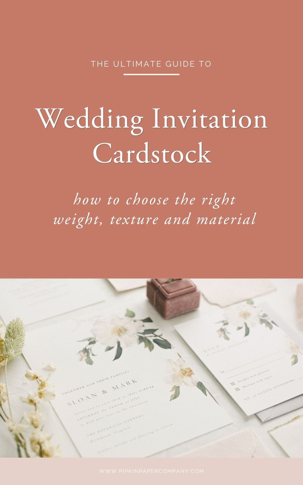 Cardstock 101: How to Choose Paper for Wedding Invitations | Pipkin