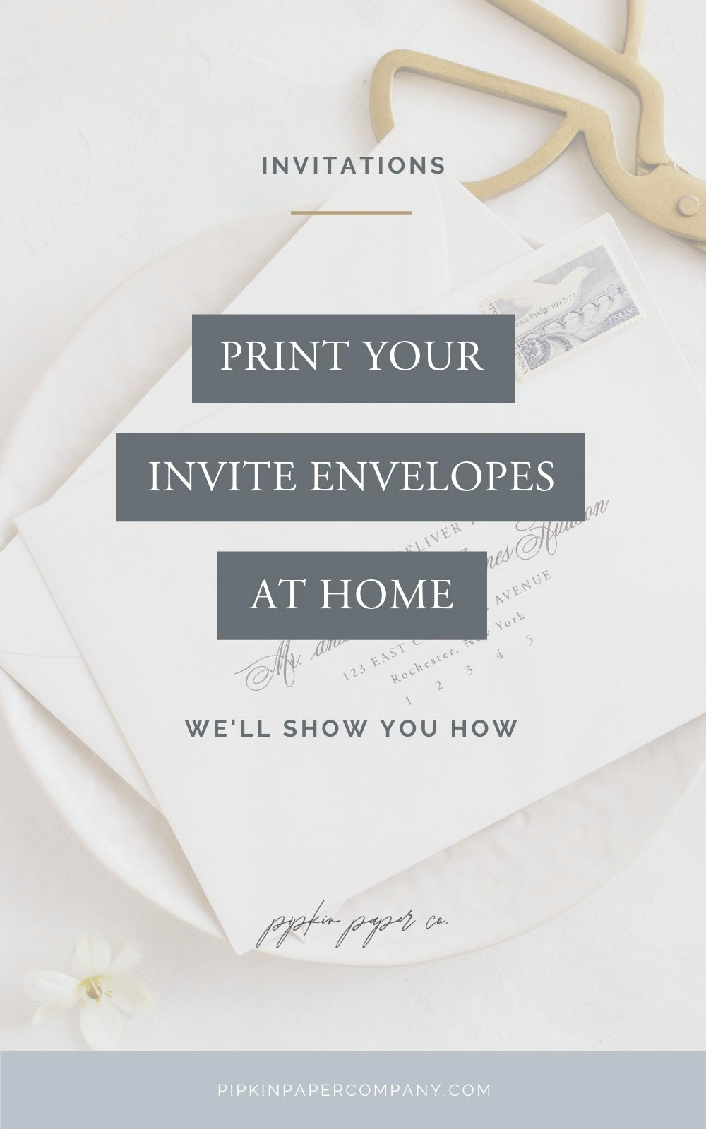 How To Print Envelopes The Easy Way Pipkin Paper Company 3484