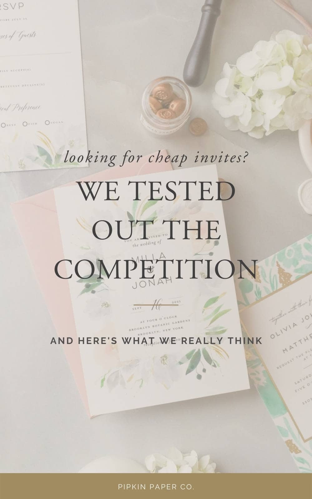 A Minted Wedding Invitations Review (aka What We *Really* Think of the