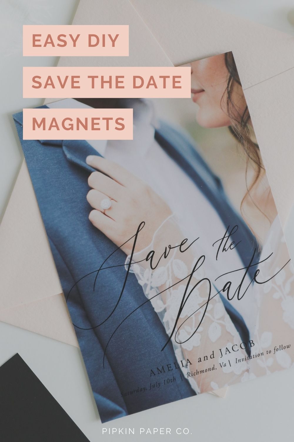 How to Make Your Own Save the Date Pipkin Paper