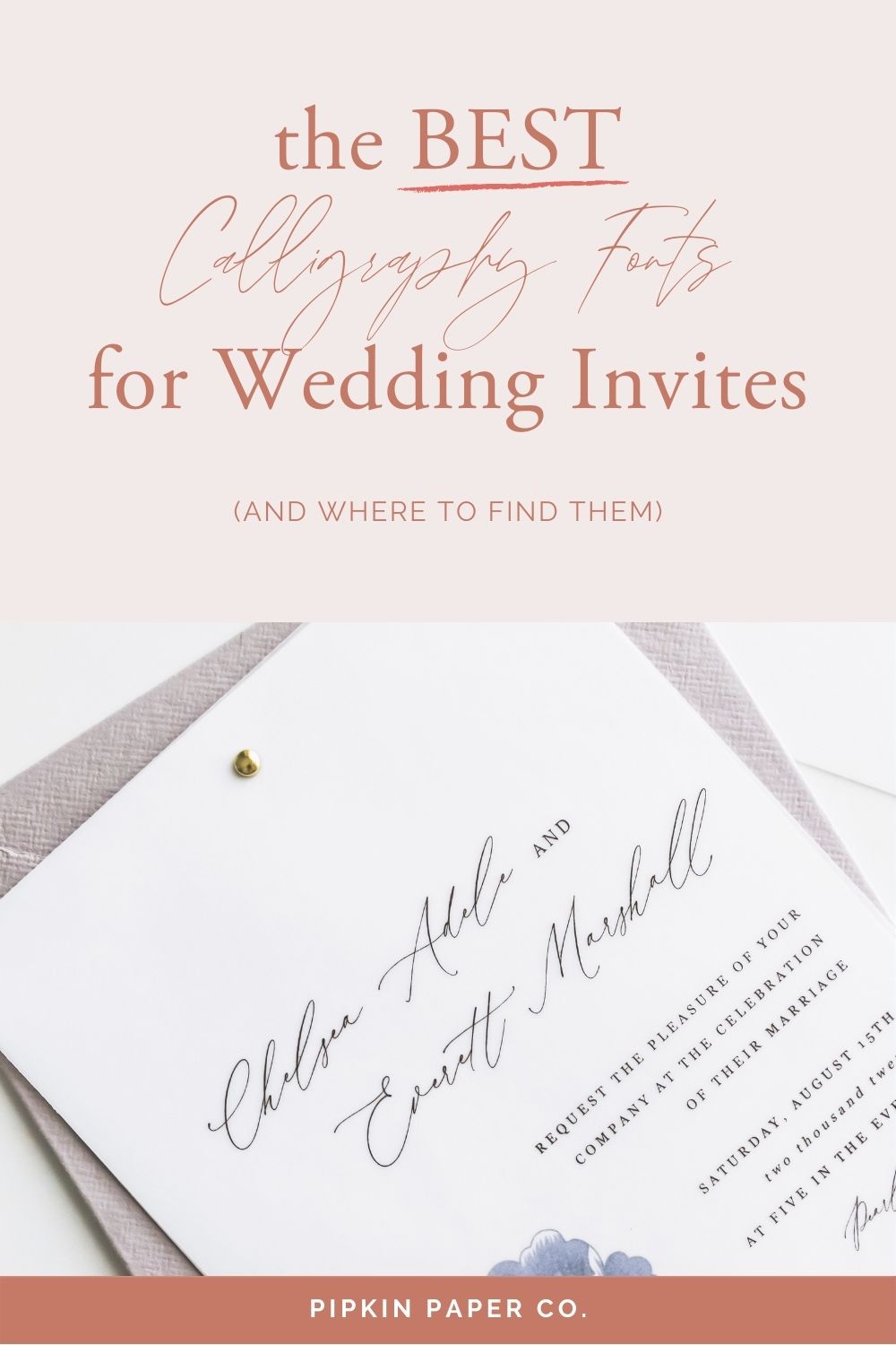 Best Fonts For Wedding Invitations 51 Unique And Different Wedding ...