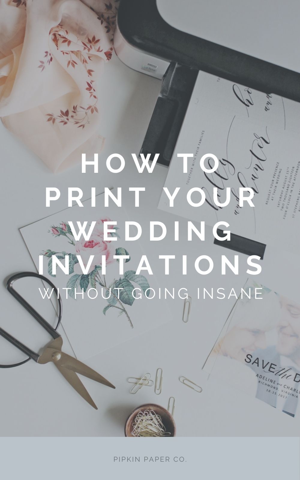 How to Make Wedding Invitations | Pipkin Paper Company